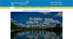 Desktop Screenshot of dynamyxenergy.com